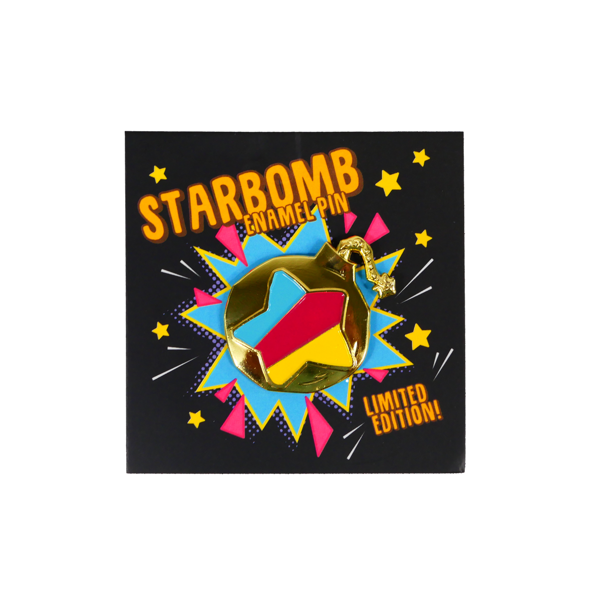 Golden Bomb Pin
